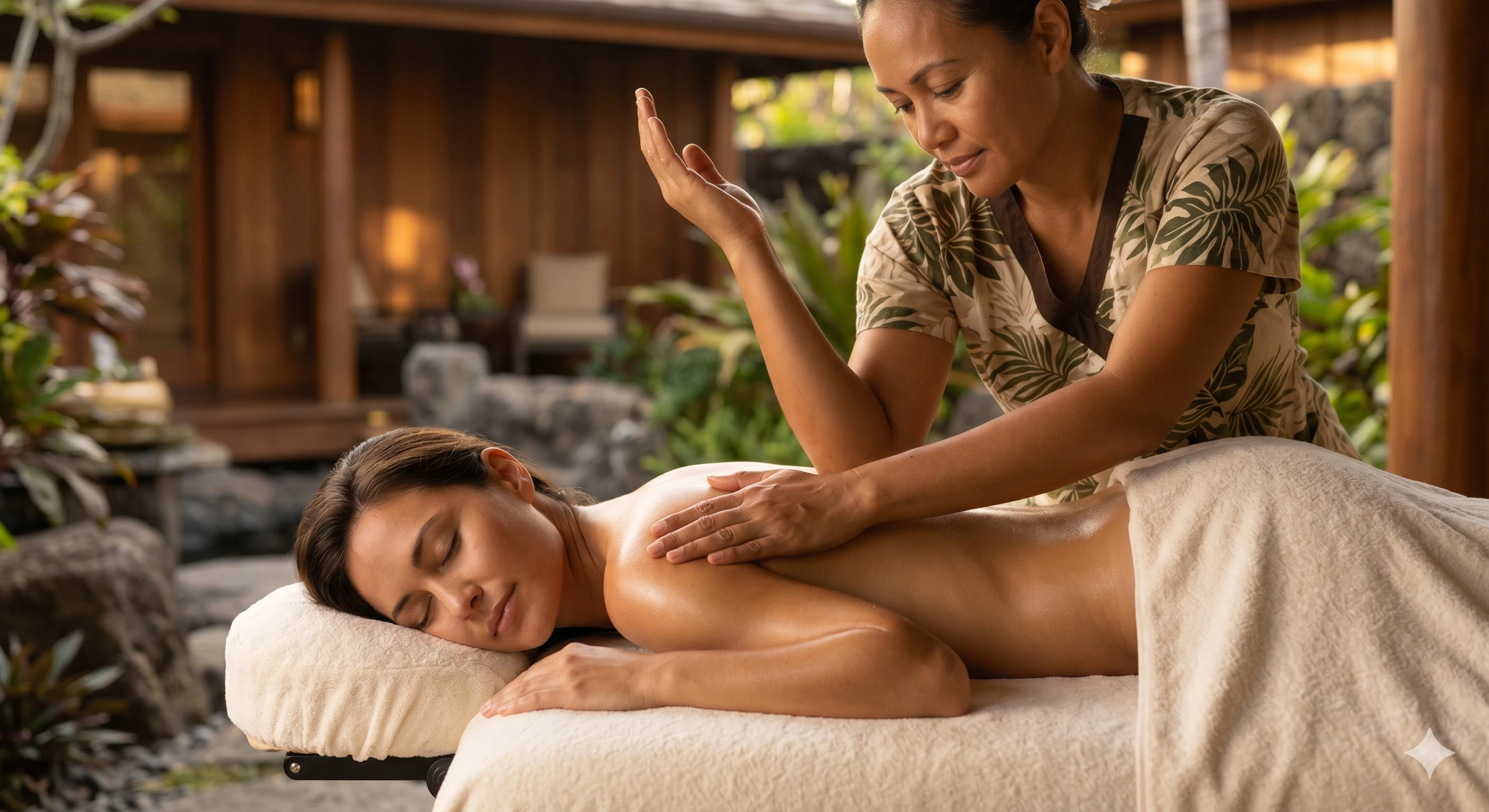 Hawaiian Lomi Lomi Flowing Massage Therapy